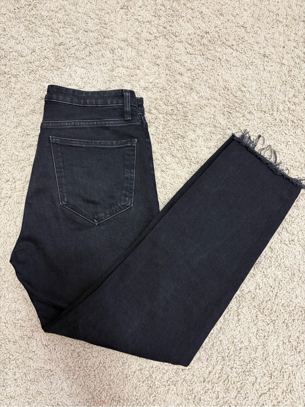 Zara Black Washed Skinny Jeans